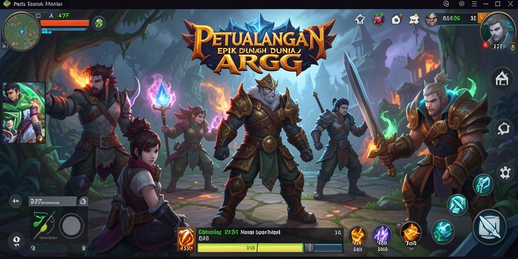 Gameplay seru dan mendebarkan di dunia ARPG 47F.