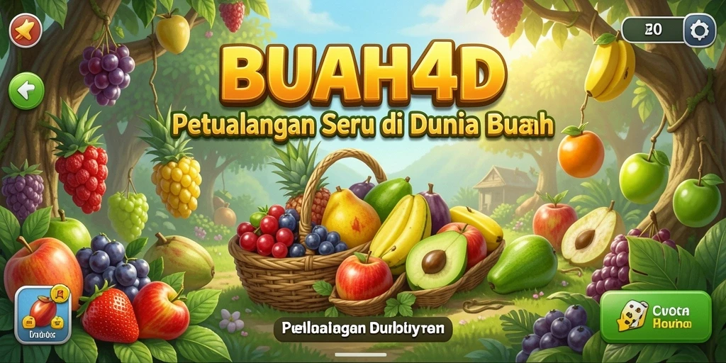 Tampilan menarik dari gameplay BUAH4D yang penuh petualangan.