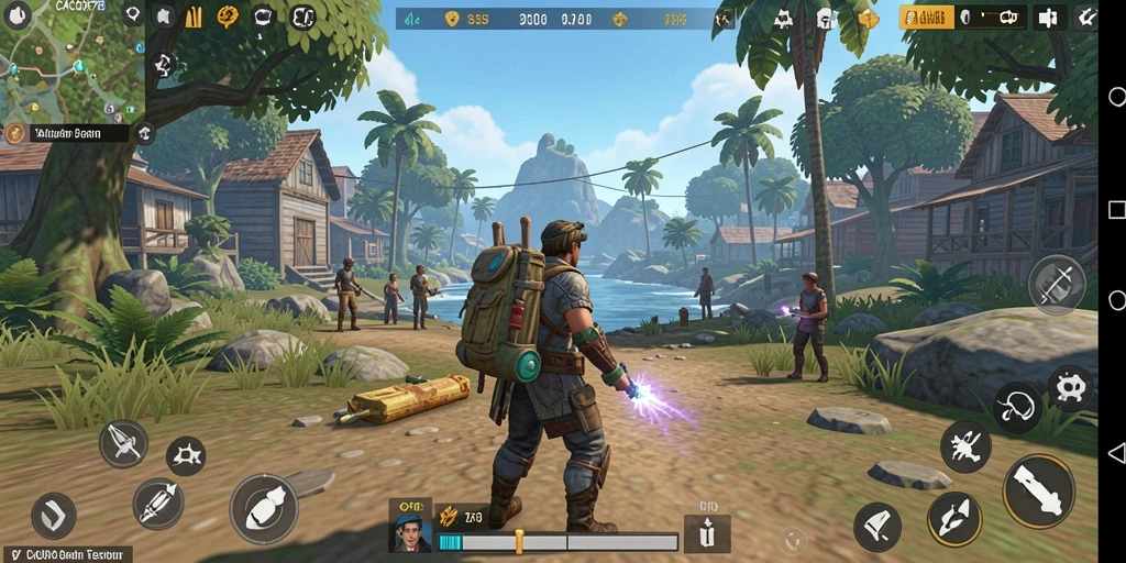 Tampilan gameplay CACOR78 yang memukau di dunia terbuka.