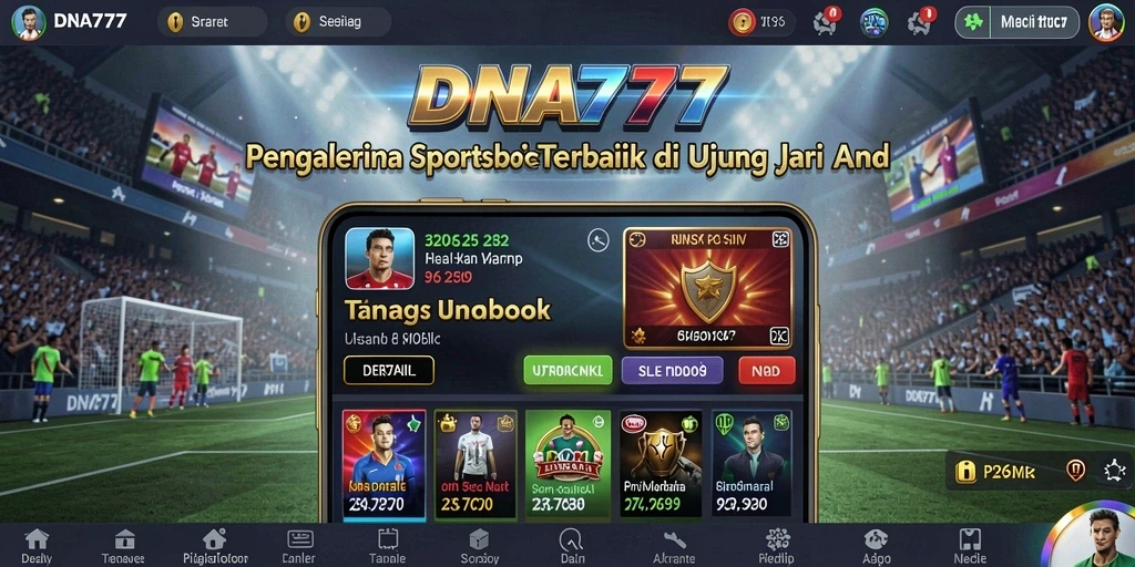 Tampilan gameplay taruhan olahraga yang menarik di DNA777.