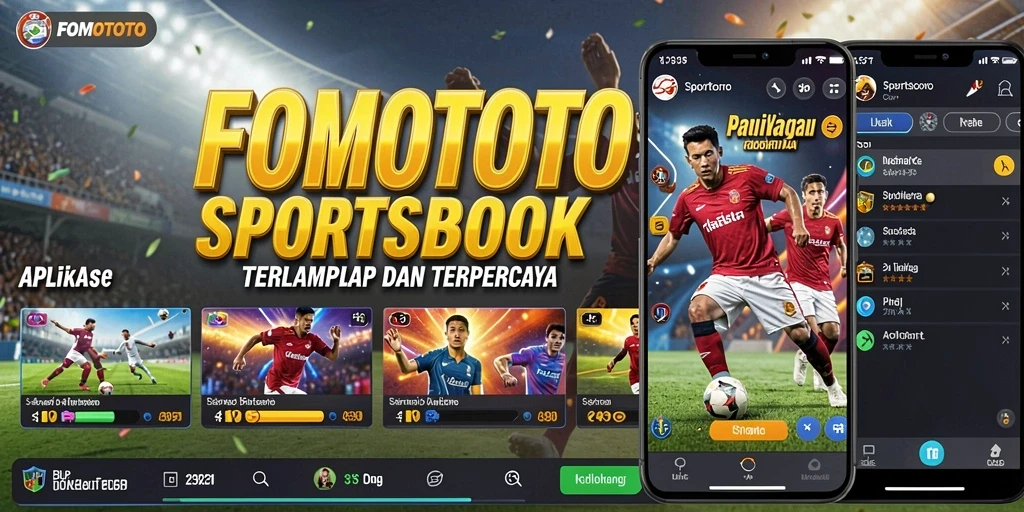 Tampilan gameplay dalam FOMOTOTO dengan berbagai opsi taruhan.