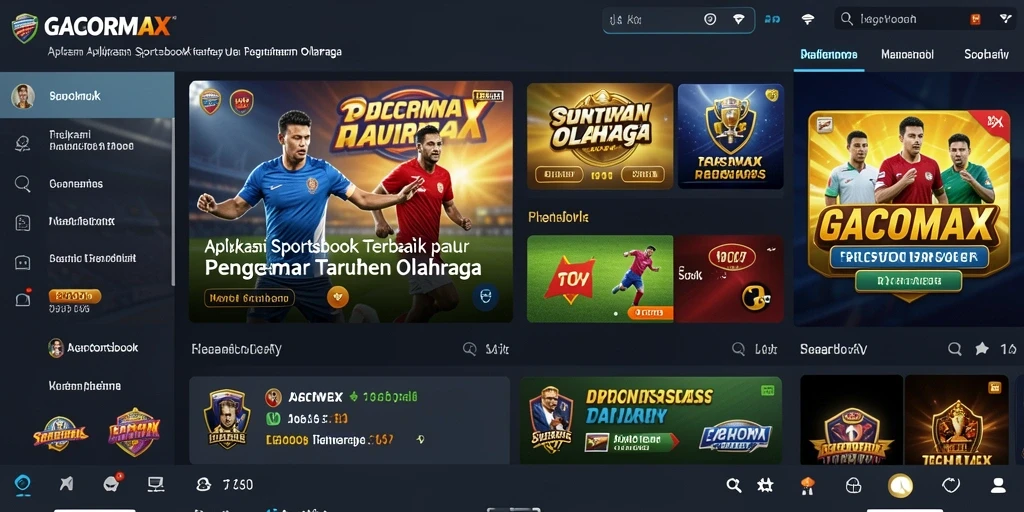Tampilan menarik dan fungsional dari GACORMAX saat bertaruh.