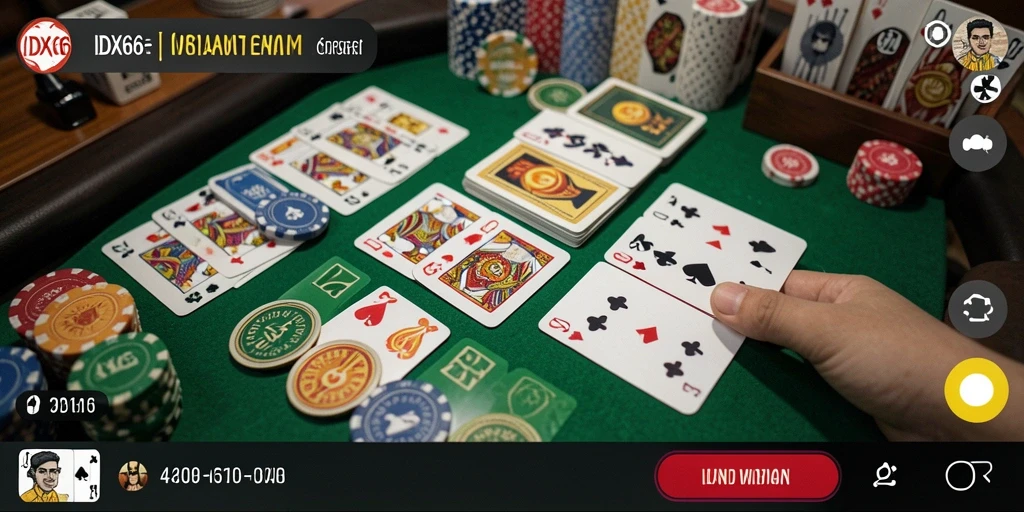 Tampilan gameplay Gaple yang seru di IDX66.