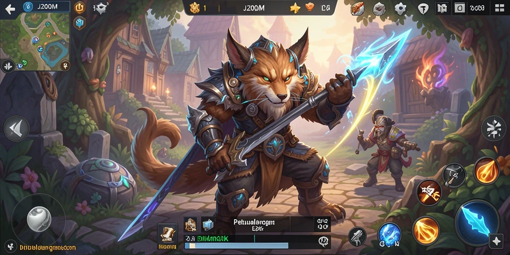Tampilan gameplay J200M yang memukau dan menantang dalam dunia MMORPG.