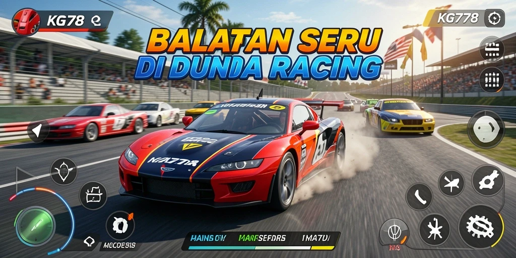 Gameplay seru dalam balapan cepat dan menegangkan.