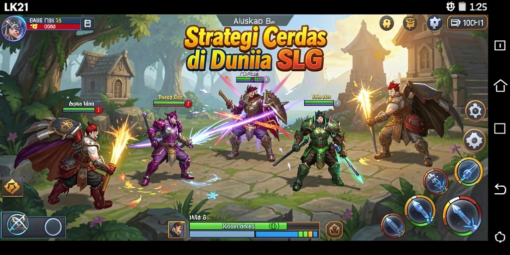 Screenshot gameplay LK21 yang menampilkan strategi menarik.