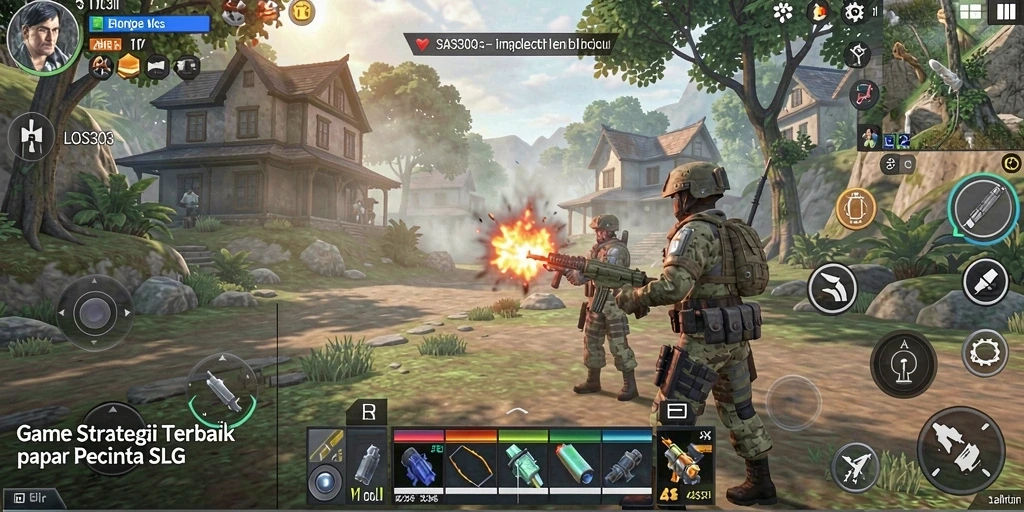 Gameplay seru dalam LOS303 yang menampilkan pertempuran dan strategi mendalam.