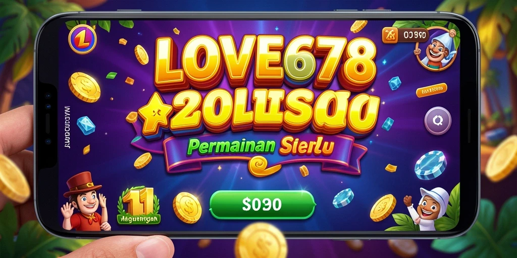 Screenshot utama LOVE678 menampilkan gameplay slot yang seru dan menarik.