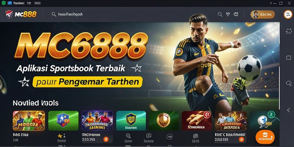 Tampilan permainan Sportsbook yang seru di MC888