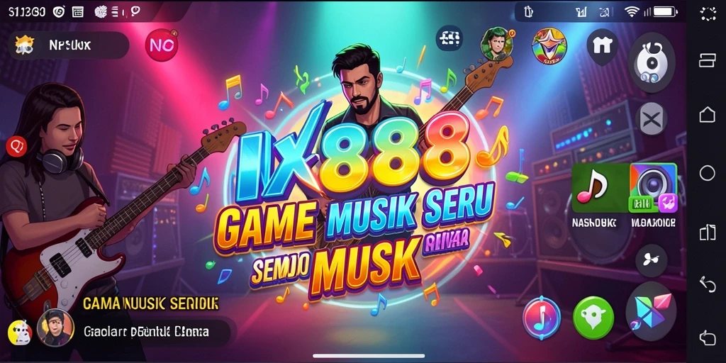 Tampilan gameplay NX888 yang menyenangkan dan penuh warna.