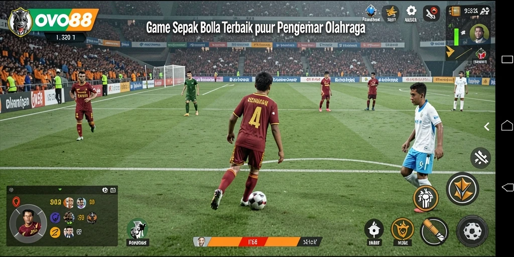 Tampilan gameplay yang seru dan mengasyikkan dalam OVO88.