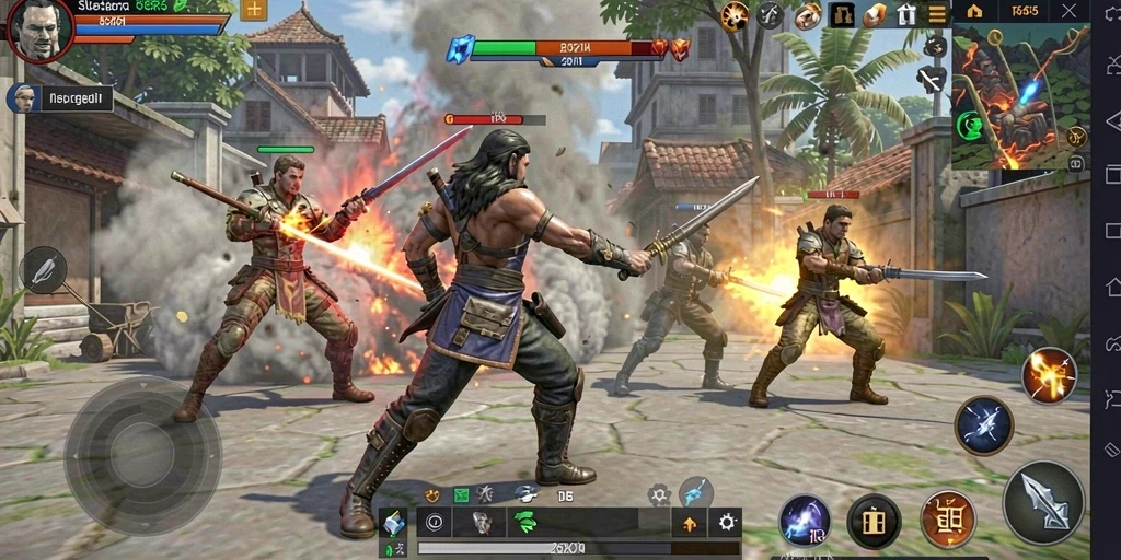 Tampilan gameplay menarik dari R6R6 yang penuh strategi.