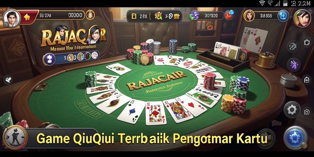 Tampilan grafis menarik pada gameplay QiuQiu RAJACAIR.
