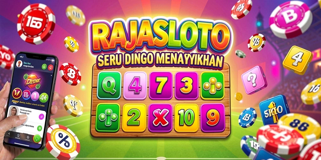 Gameplay menarik RAJASLOTO di layar smartphone.