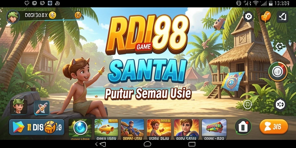 Tangkapan layar menunjukkan gameplay yang ceria dan menghibur di RDI88.