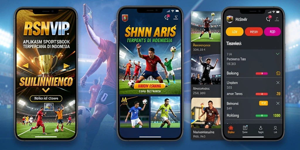 Screenshot RSNVIP menampilkan antarmuka taruhan olahraga yang menarik.
