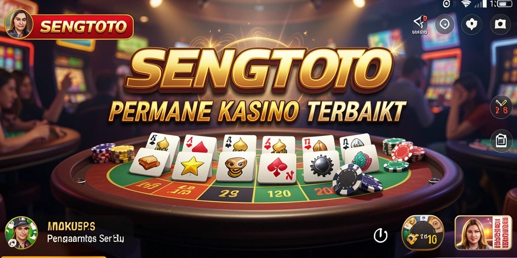 Tangkapan layar SENGTOTO menampilkan gameplay Kasino yang menarik.