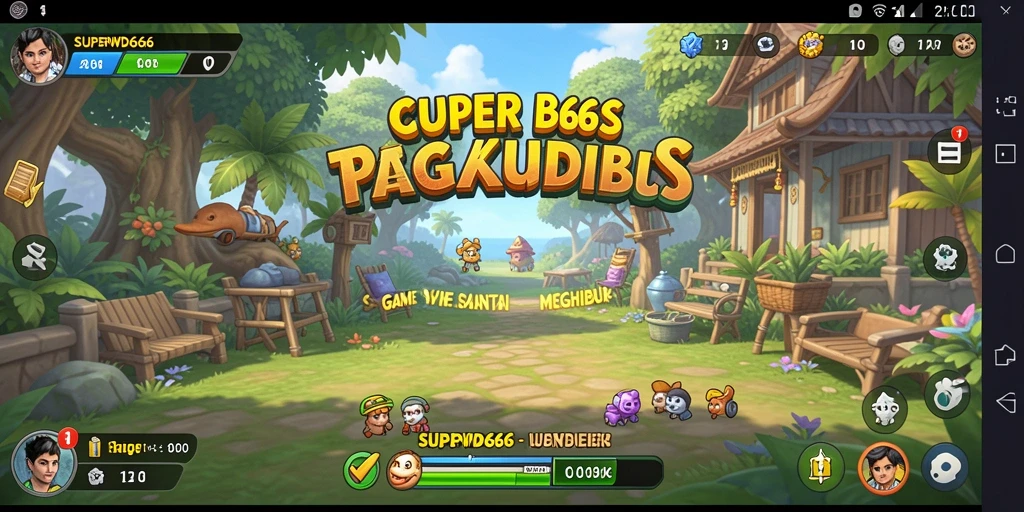 Tangkapan layar gameplay SUPERWD666 yang penuh warna dan menyenangkan.