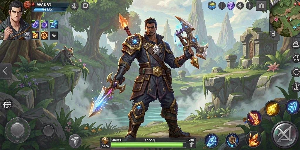 Menampilkan aksi seru dalam dunia fantasi ARPG.