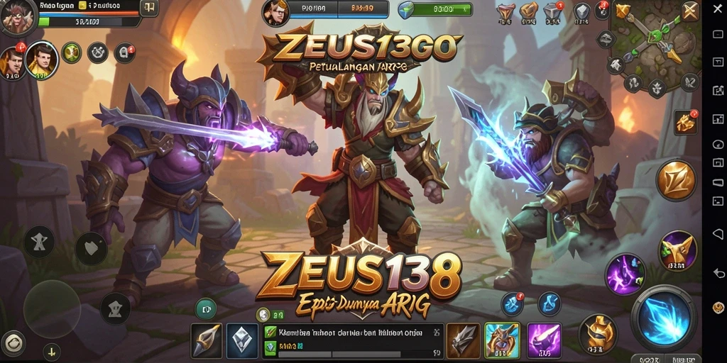 Tampilan gameplay ZEUS138 yang mendebarkan dan penuh aksi.